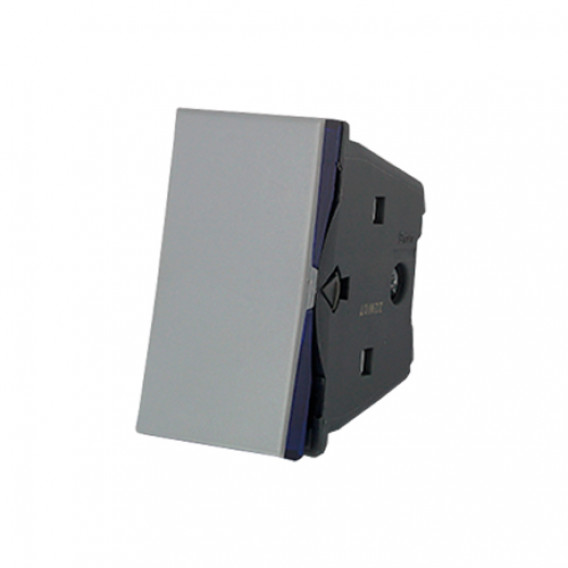 Modulo Interruptor Intermediario - Pial Plus + Cinza 